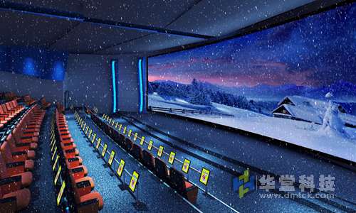 华堂科技4D5D影院特效展示-下雪模拟