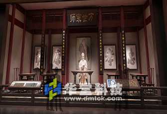 场景投影（忠孝廉节）-廉政展厅多媒体,廉政展厅解决方案