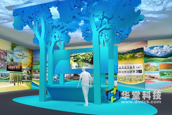 华堂科技-东北虎豹国家公园多媒体沙盘效果图