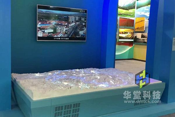 华堂科技-东北虎豹国家公园多媒体沙盘实物图